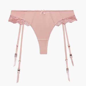 NWT Savage x Fenty Mosaic Lace Garter Panties